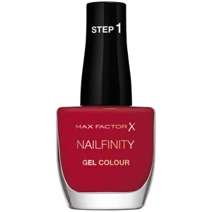 Max Factor Nailfinity X-Press Gel Nail Polish 12ml (Various Shades) - Shade Red Carpet Ready 310