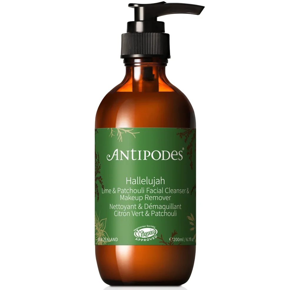 Antipodes Hallelujah Lime and Patchouli Cleanser and Makeup Remover 200ml Afbeelding 1