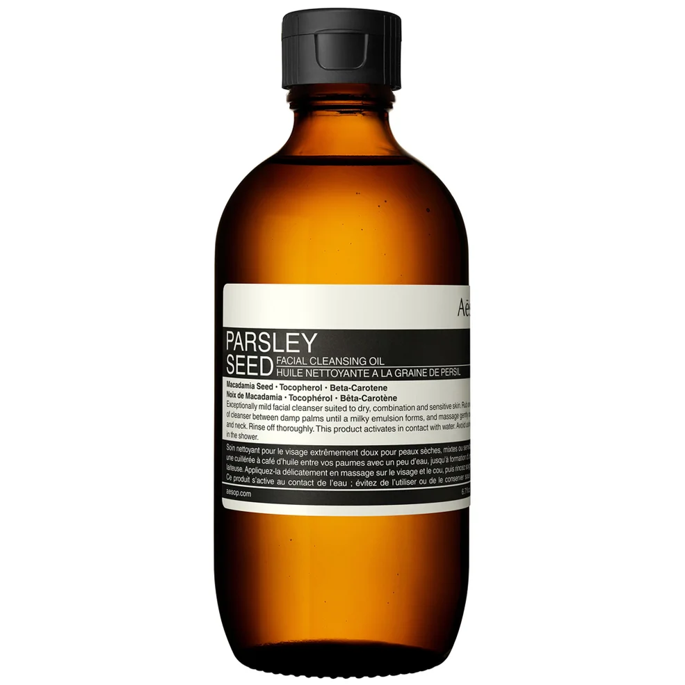 Aesop Peterseliezaad Gezichtsreinigingsolie 200 ml Afbeelding 1