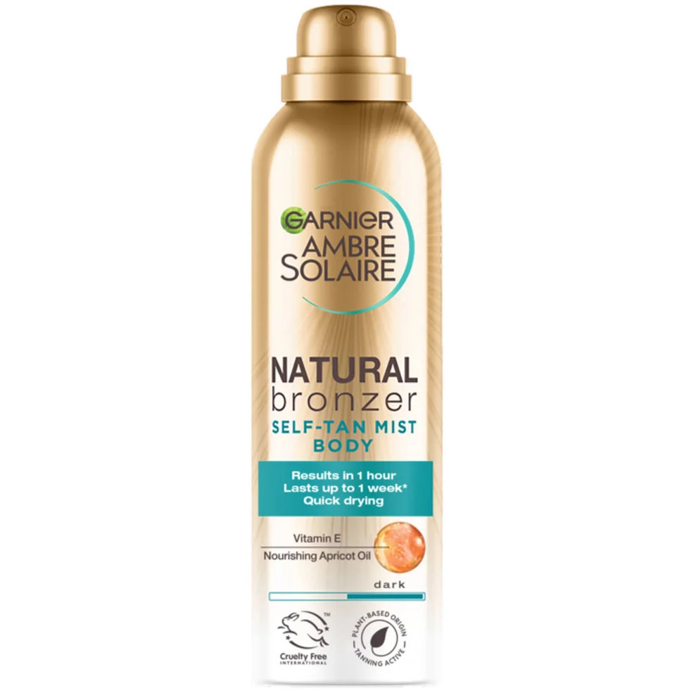 Ambre Solaire Natural Bronzer Sneldrogende Zelfbruiningsspray Donker 150 ml Afbeelding 1