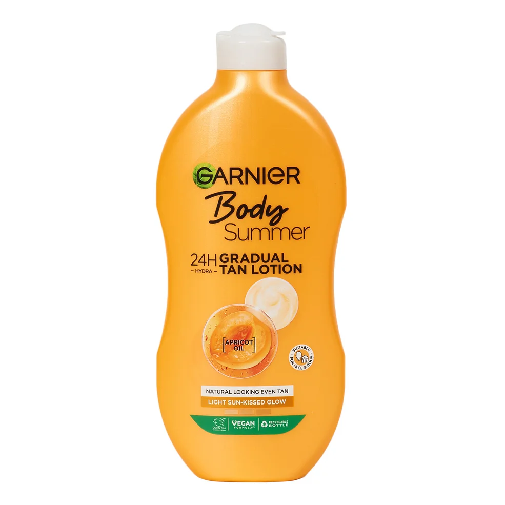 Garnier Summer Body Hydraterende Gelijdelijke Bruiningsmoisturizer Donker 400 ml Afbeelding 1