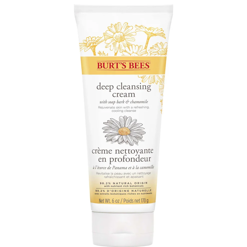 Burt's Bees Soap Bark & Chamomile Deep Cleansing Cream (170g) Afbeelding 1