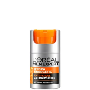 L'Oréal Men Expert Hydra Energetic Dagelijkse Anti-Fatigue Hydraterende Lotion (50 ml) - undefined undefined