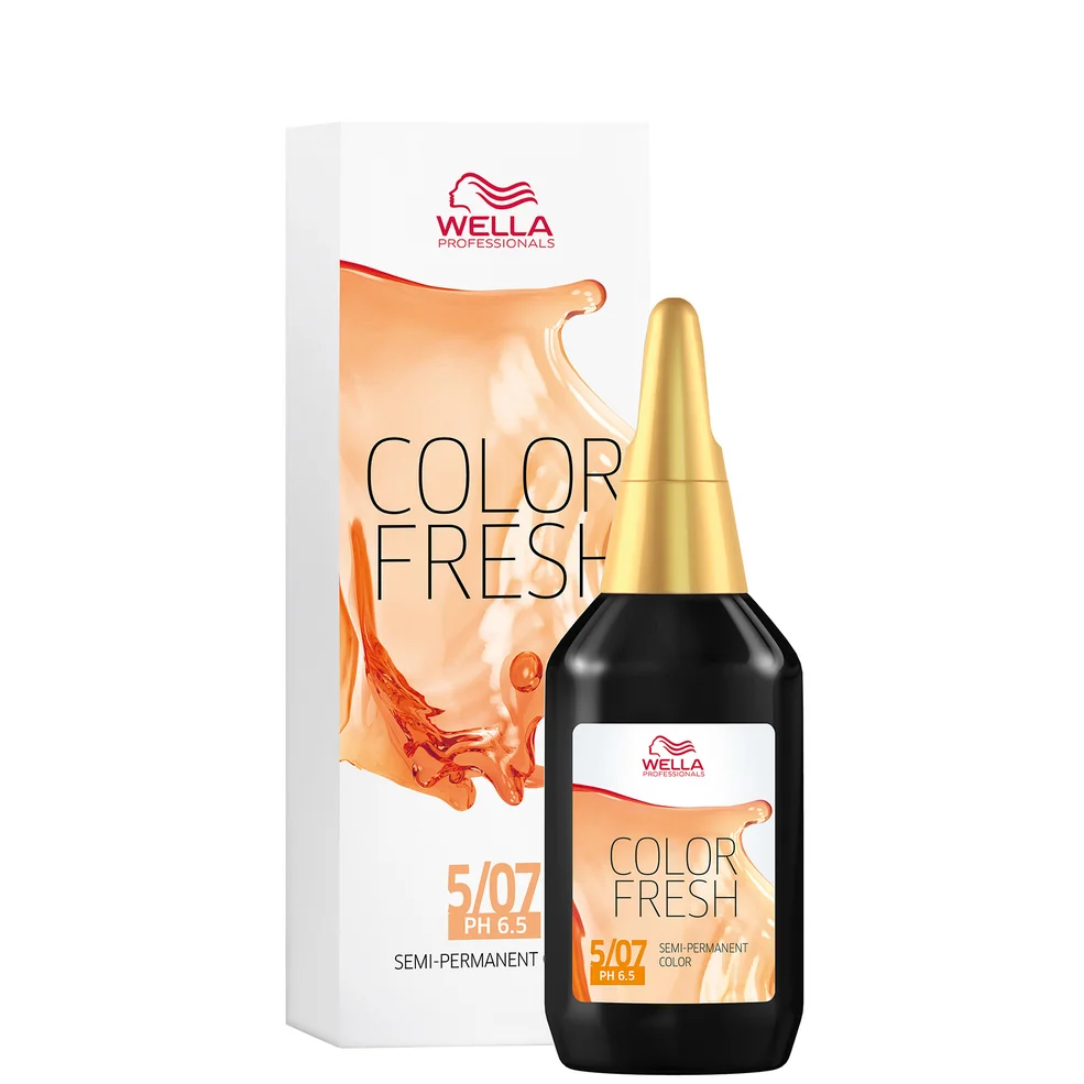 Wella Professionals Color Fresh Semi-Permanent Colour - 5/07 Natural Light Brown 75ml Afbeelding 1