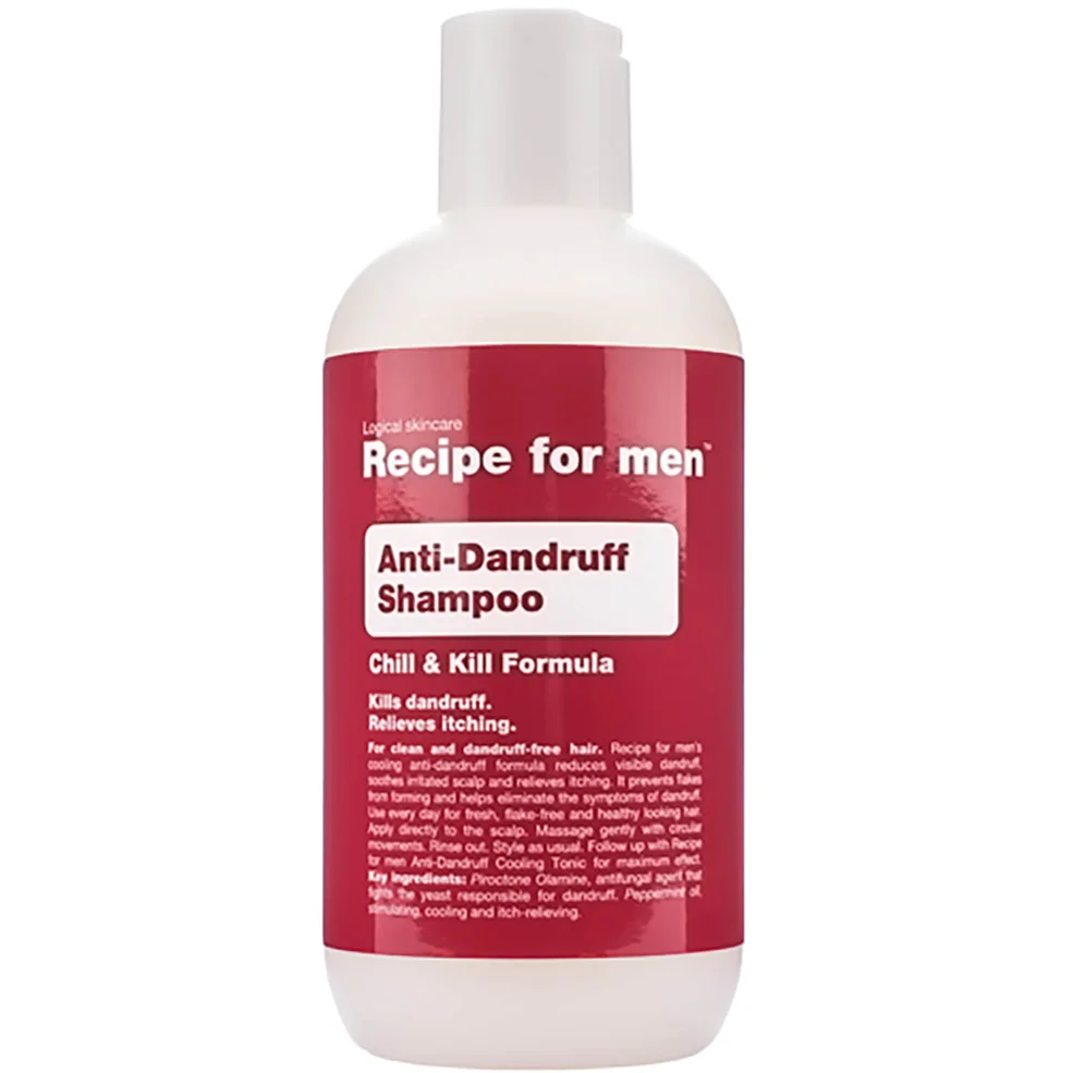 Recipe For Men Anti Dandruff Shampoo 250ml Afbeelding 1