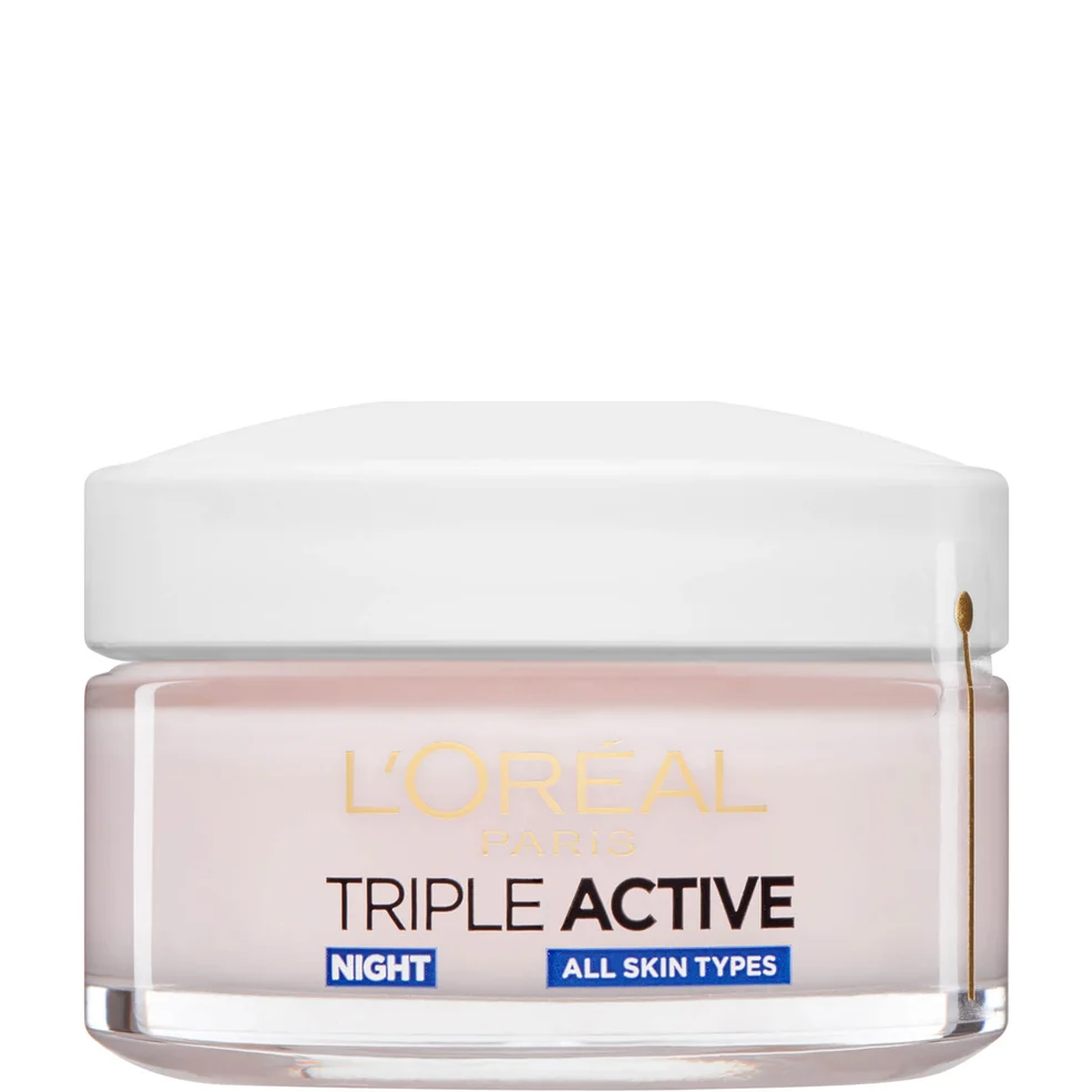 L'Oréal Paris Dermo Expertise Triple Active Hydraterende Nachtmoisturizer (50 ml) Afbeelding 1