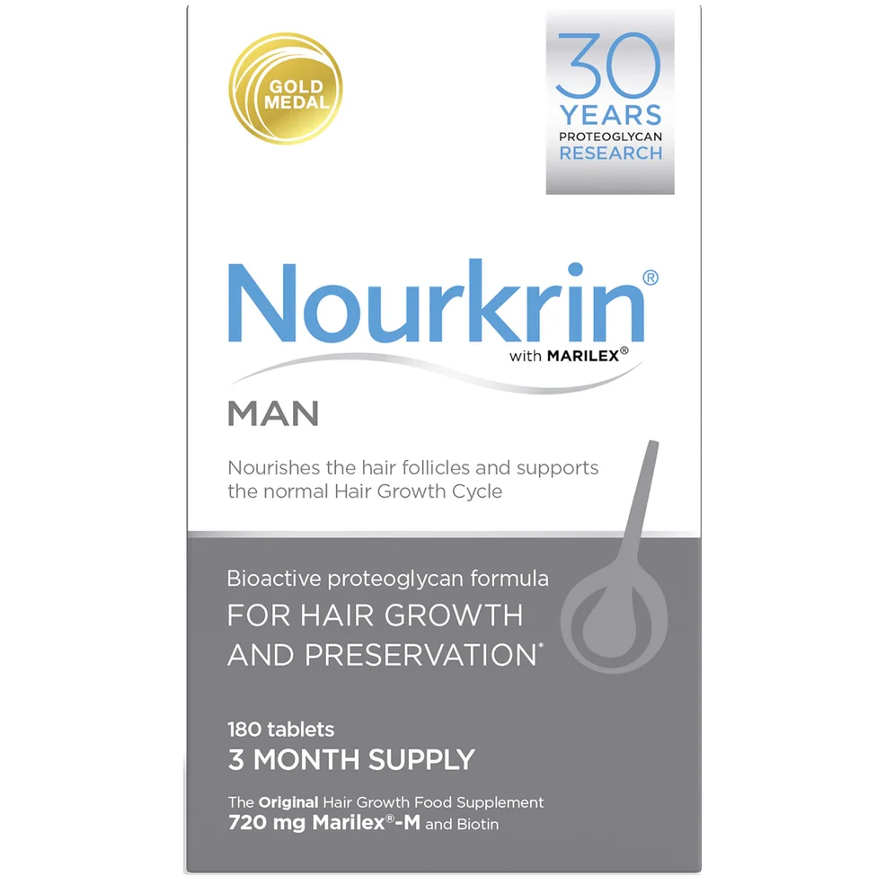 Nourkrin Man Starter Pack - 3 Month Supply (180 Tablets) Afbeelding 1