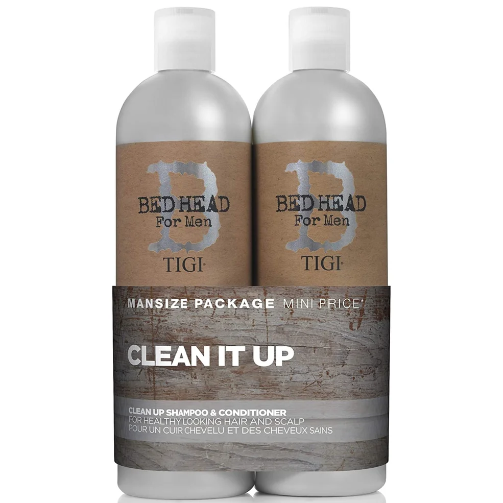 TIGI B For Men Clean Up Tween Duo 2 x 750ml Afbeelding 1