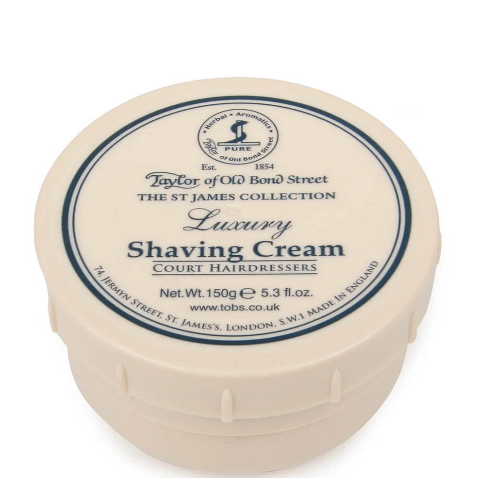 Taylor of Old Bond Street Shaving Cream Bowl (150g) - St James Afbeelding 1