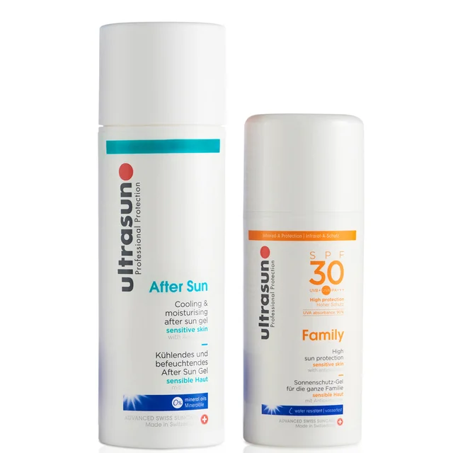 Ultrasun Family SPF 30 - Super Sensitive (100ml) and Ultrasun Aftersun