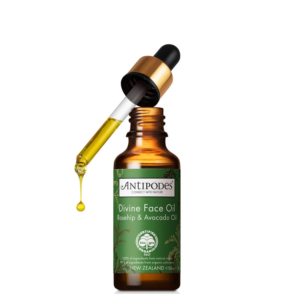 Antipodes Divine Gezichtsolie Rozenbottel en Avocado-olie 30 ml Afbeelding 1