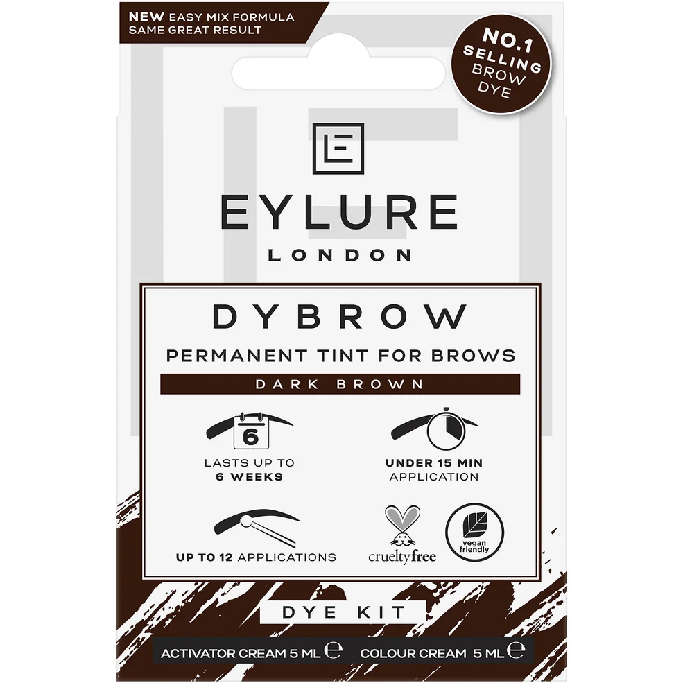 Eylure Dybrow Brow Dye - Dark Brown Afbeelding 1