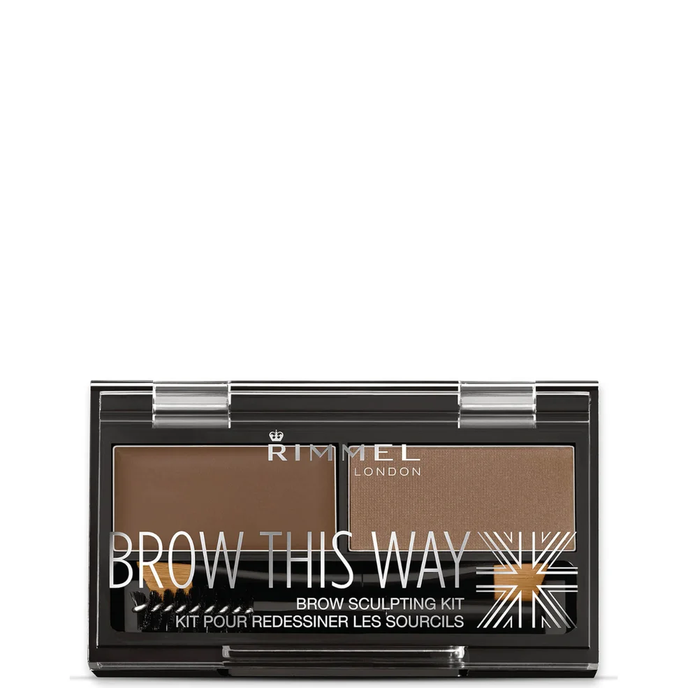 Rimmel Brow This Way Eyebrow Kit (Various Shade) Afbeelding 1