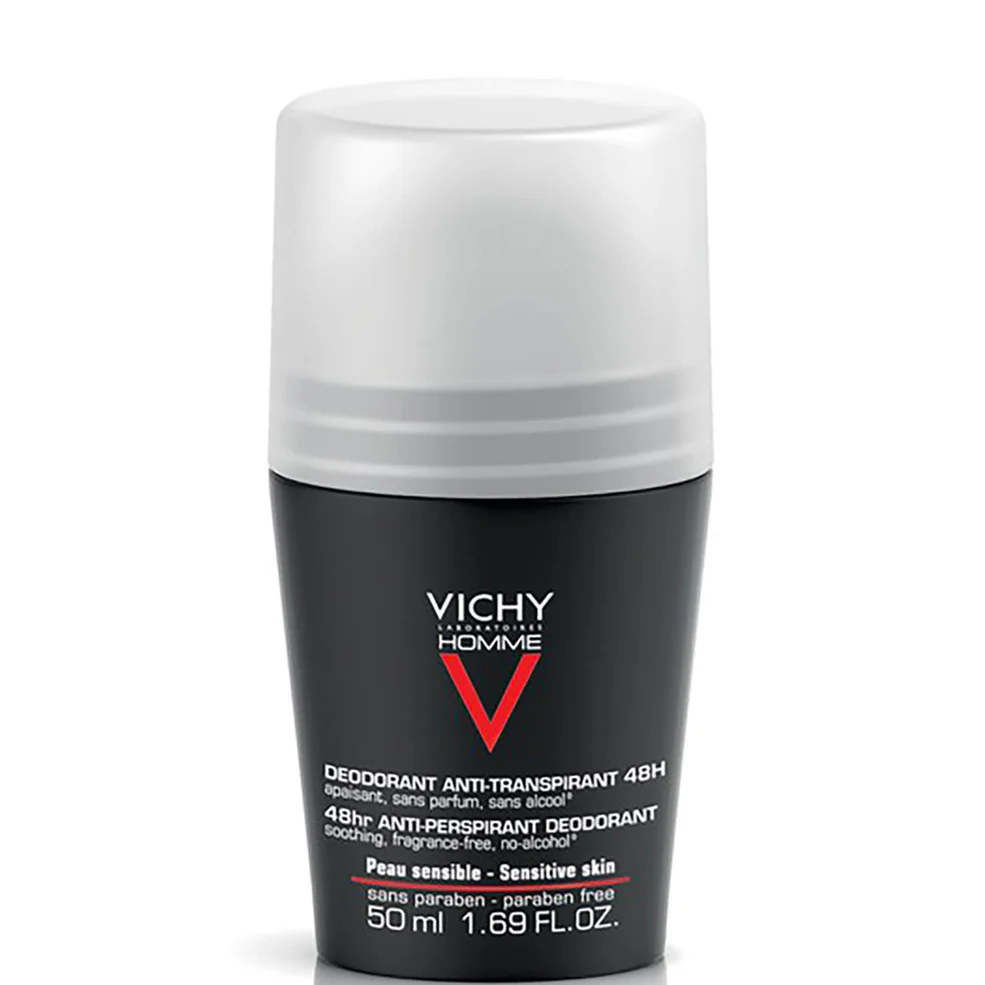 Vichy Homme Men's Deodorant for Sensitive Skin Roll-On 50ml Afbeelding 1