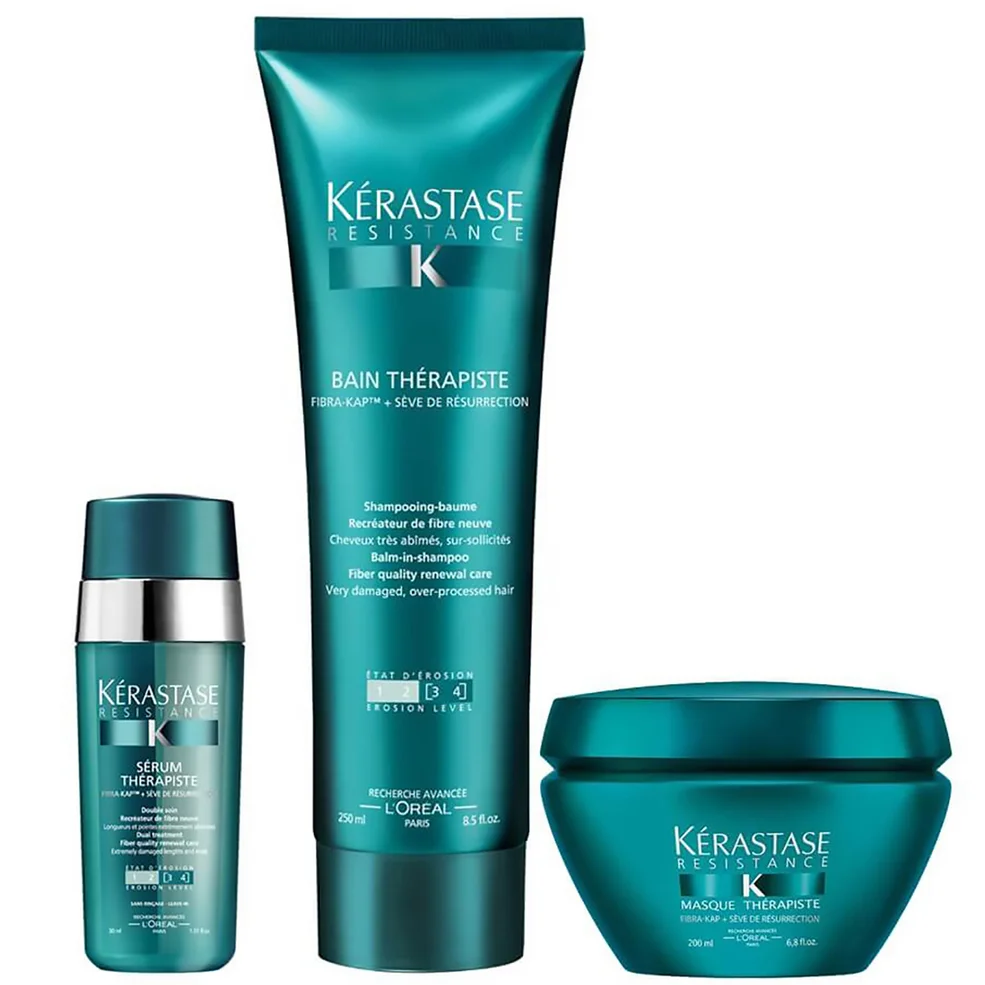 Kérastase Resistance Therapiste Shampoo, Masque and Serum Trio Afbeelding 1
