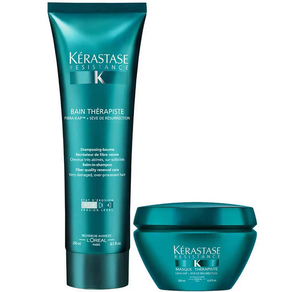 Kérastase Resistance Therapiste Shampoo and Masque Duo Afbeelding 1