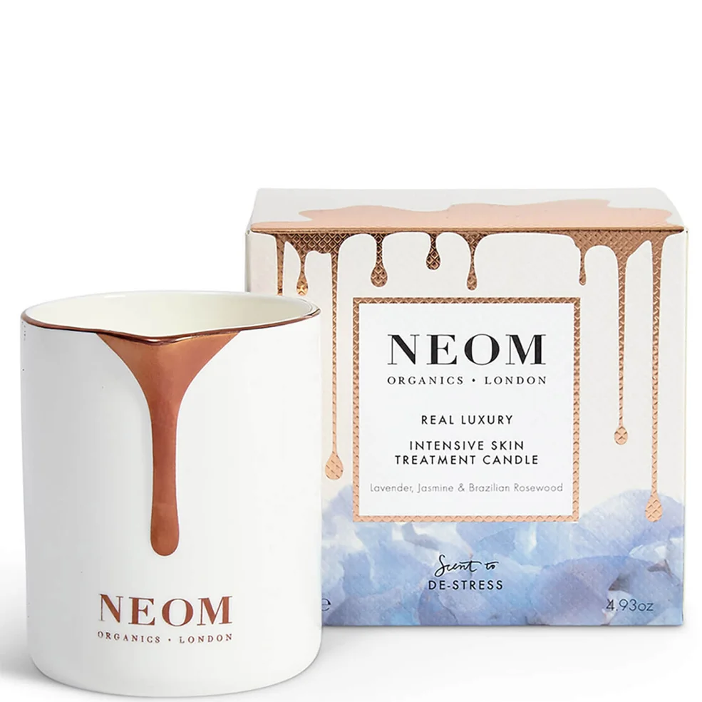 NEOM Real Luxury De-Stress Intensieve Huidbehandeling Kaars Afbeelding 1