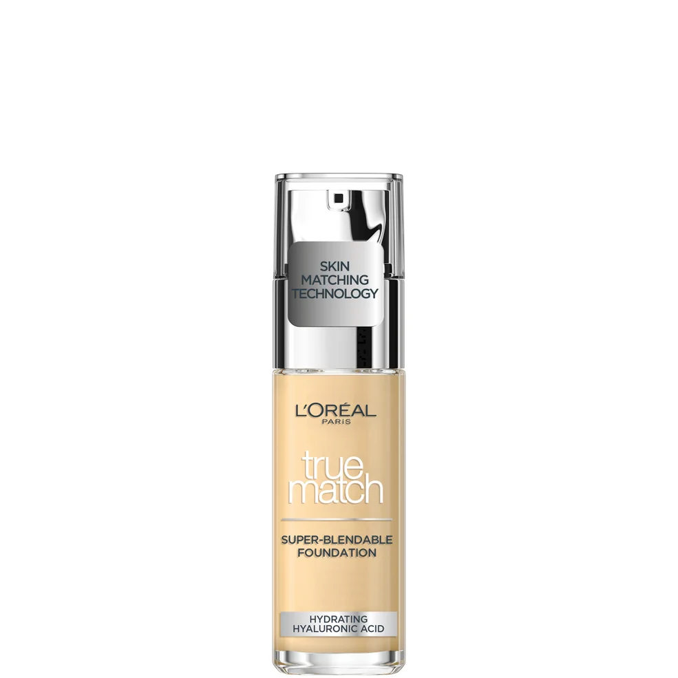 L'Oréal Paris True Match Vloeibare Foundation met SPF en Hyaluronzuur 30 ml (Verschillende Tinten) Afbeelding 1