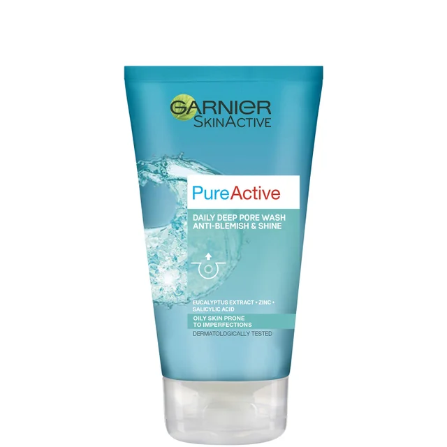 Garnier Pure Active Anti-mee-eter Diepe Gezichtsreiniger Vettige Huid 150 ml