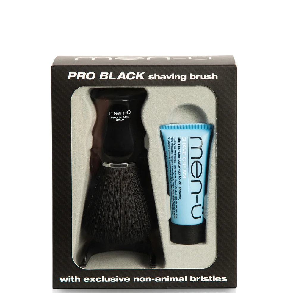 men-ü Pro Black Shaving Brush Afbeelding 1