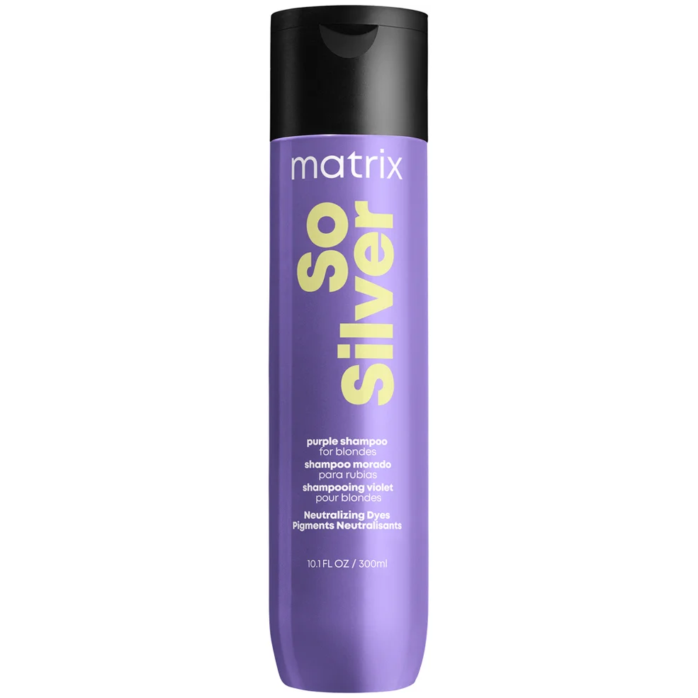 Matrix Total Results So Silver Paarse Shampoo voor Blond, Zilver en Grijs haar 300 ml Afbeelding 1