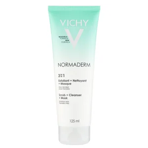 VICHY Normaderm 3-in-1 Reiniger + Scrub + Masker 125ml - undefined undefined