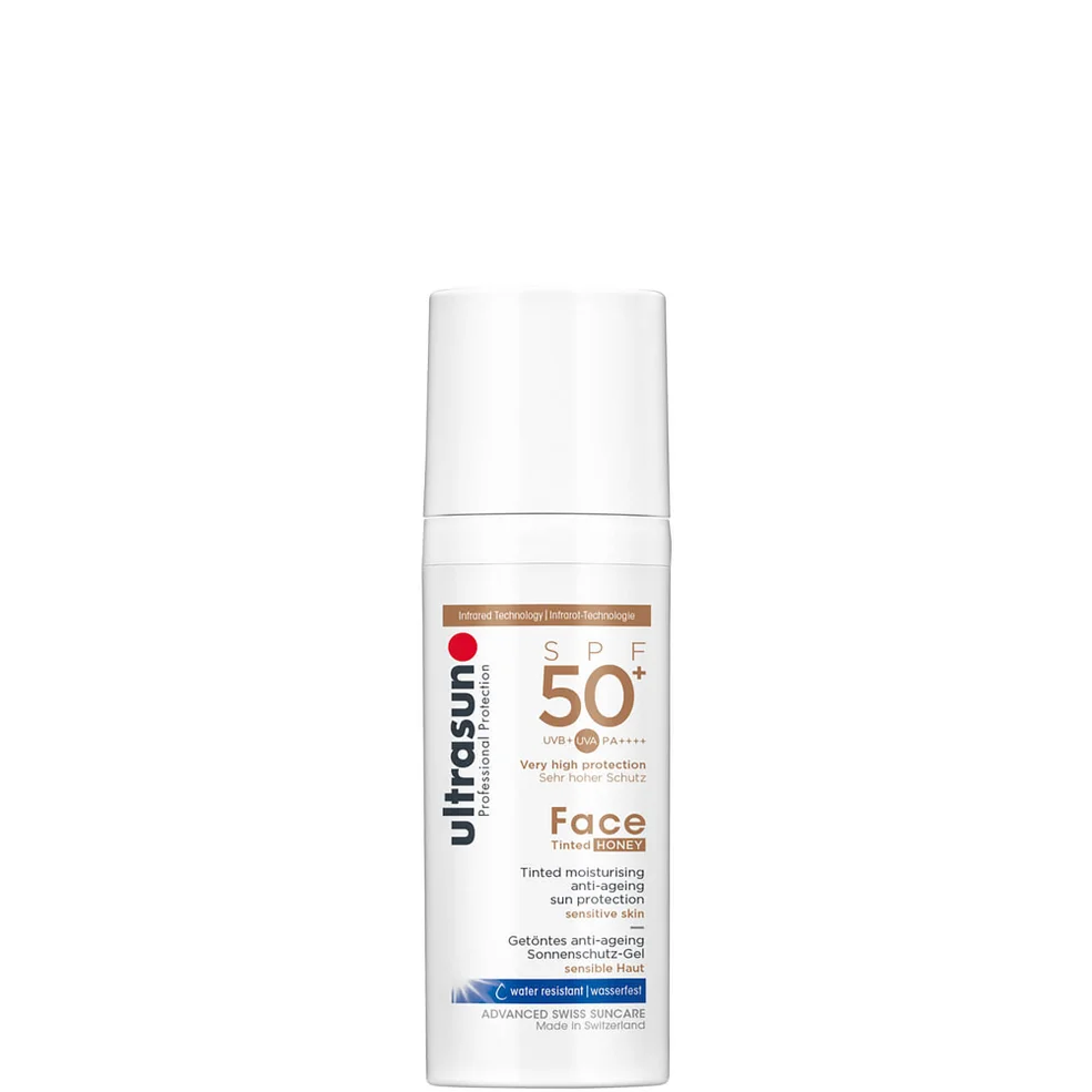 Ultrasun SPF50+ Tinted Face Sun Cream (Various Shades) Afbeelding 1