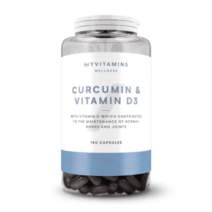Curcumin & Vitamine D3 Capsules - Amount 60capsules