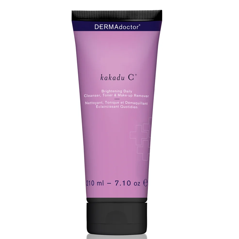 DERMAdoctor Kakadu C Brightening Daily Cleanser 7.1 oz Tube Afbeelding 1