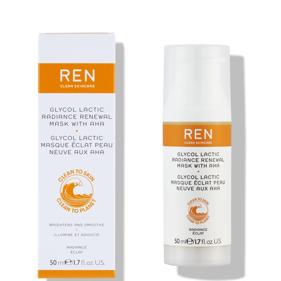 REN Glycol Lactic Radiance Renewal Mask Afbeelding 1