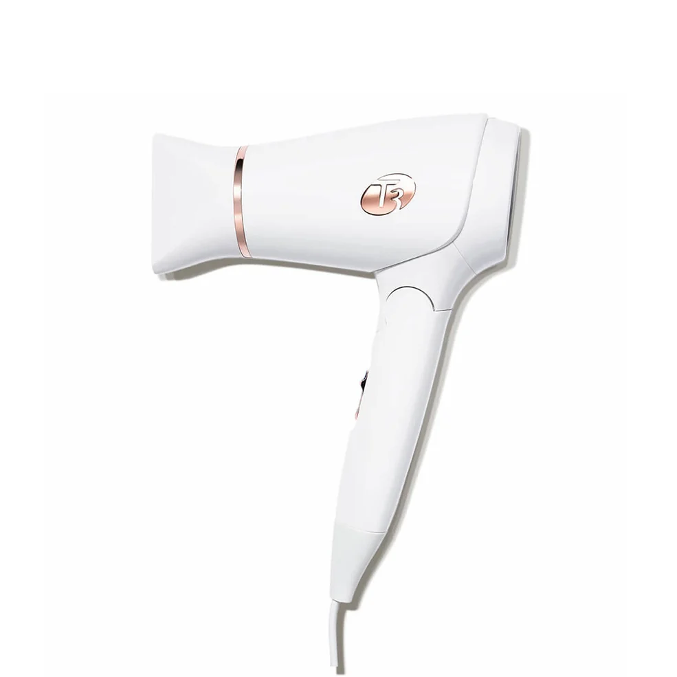 T3 Featherweight Compact Hair Dryer (White/Rose Gold) Afbeelding 1