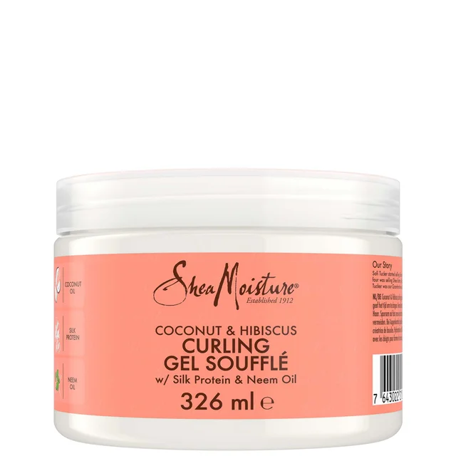 Shea Moisture Kokosnoot en Hibiscus Krulgel Soufflé 326ml