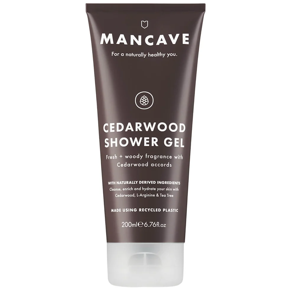 ManCave Cedarwood Shower Gel 200ml Afbeelding 1