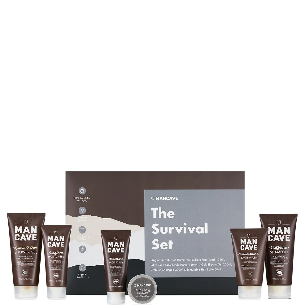 ManCave Survival 6 Part Gift Set Afbeelding 1