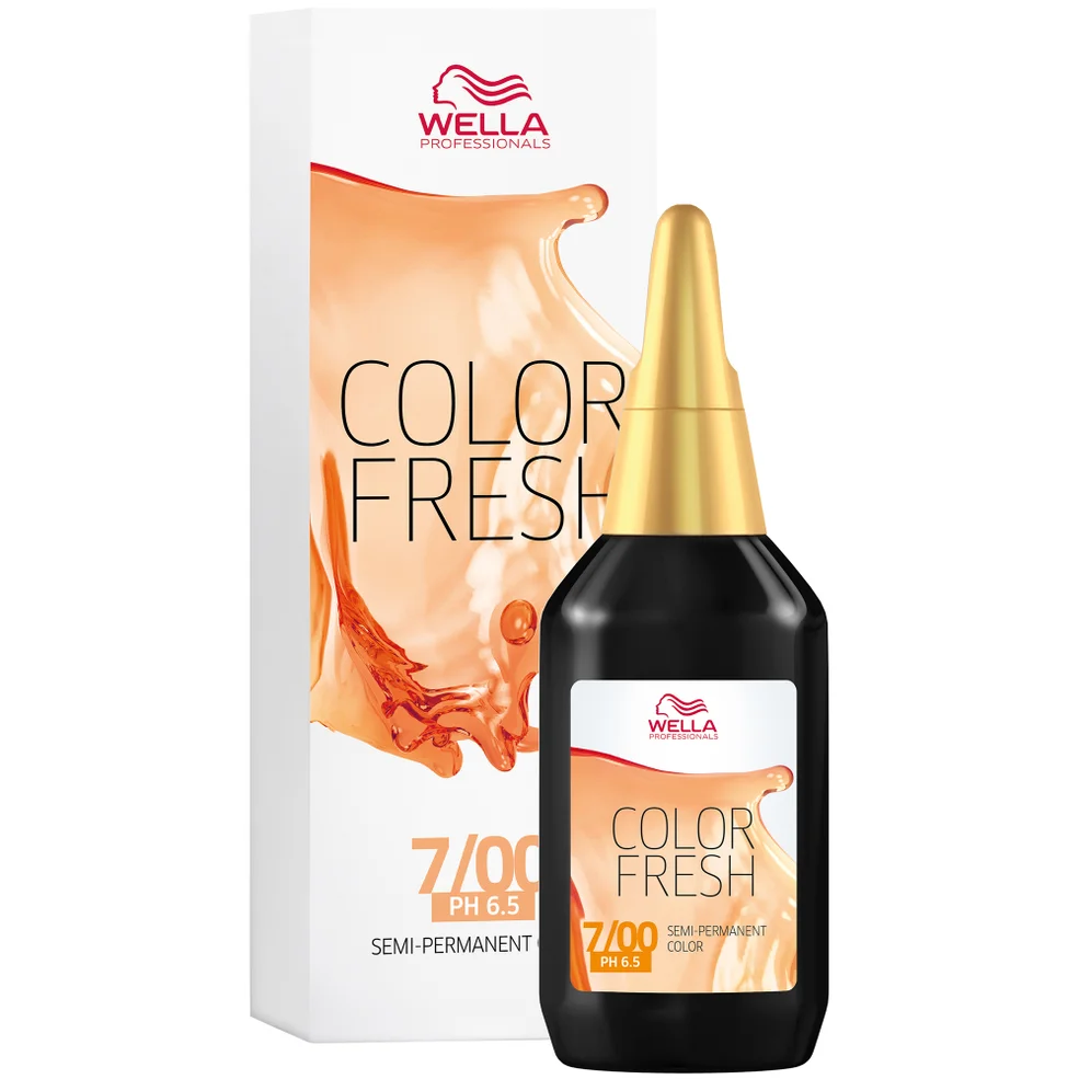 Wella Professionals Color Fresh Semipermanente Haarverf - 7/00 Natuurlijk Medium Blond 75ml Afbeelding 1