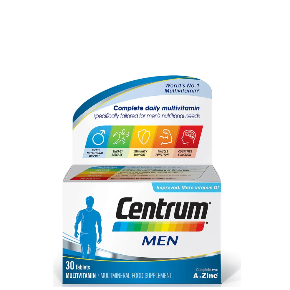 Centrum Men Multivitamin Tablets - (30 Tablets) Afbeelding 1