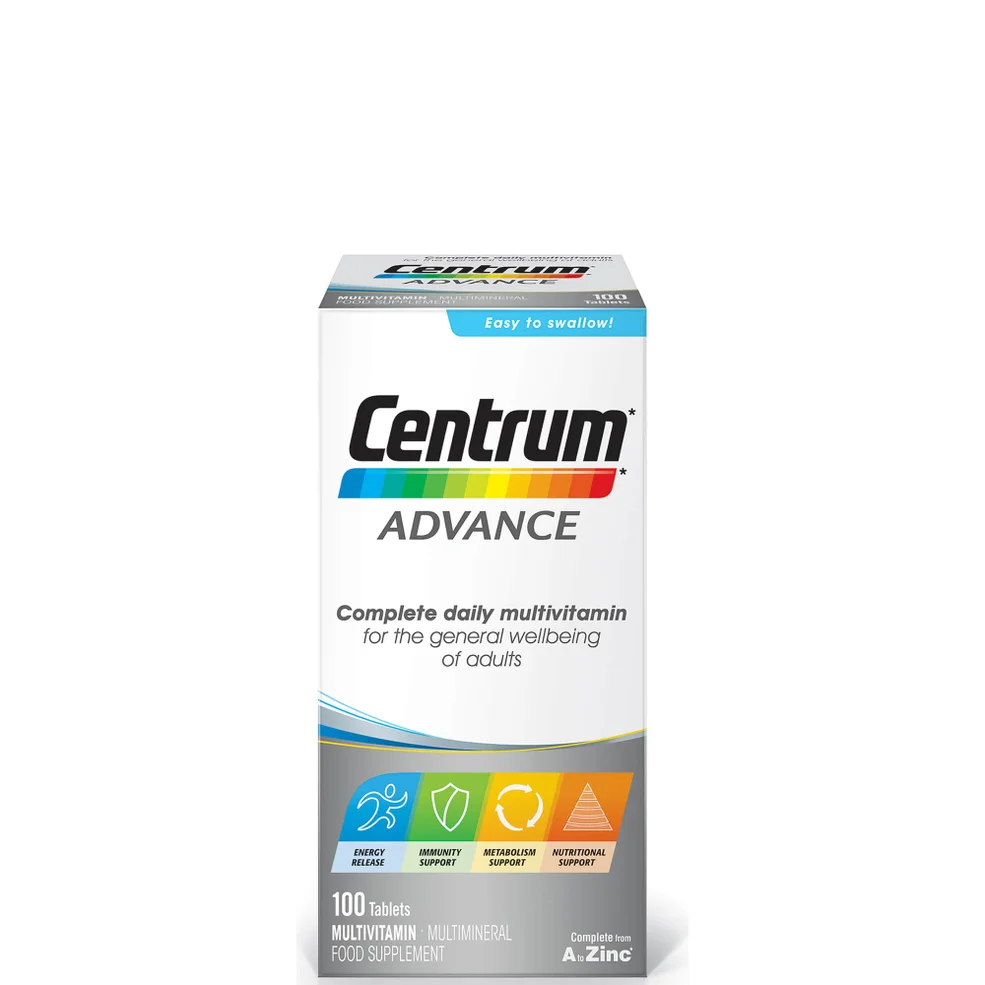 Centrum Advance Multivitamin Tablets - (100 Tablets) Afbeelding 1