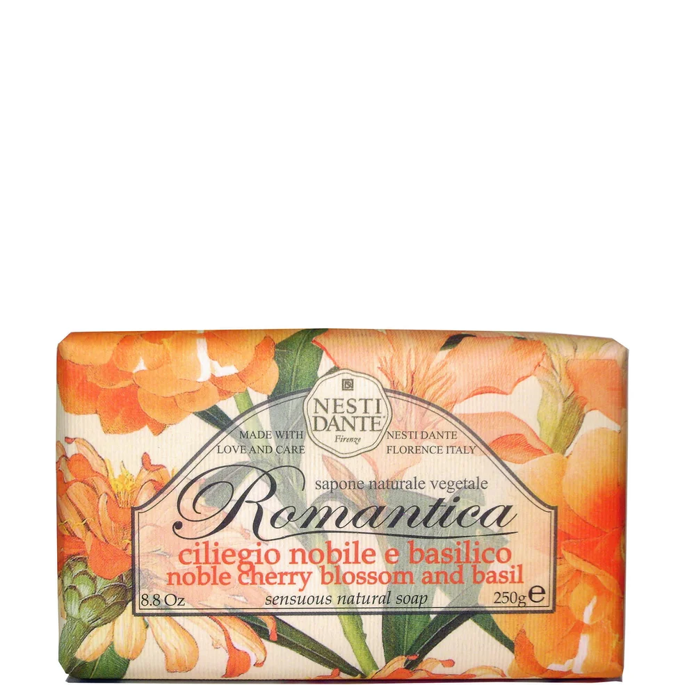 Nesti Dante Romantica Cherry Blossom and Basil Soap 250g Afbeelding 1