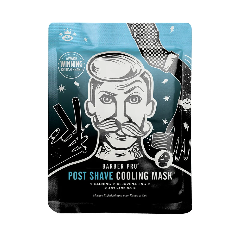 BARBER PRO Post Shave Cooling Mask with Anti-Ageing Collagen Afbeelding 1