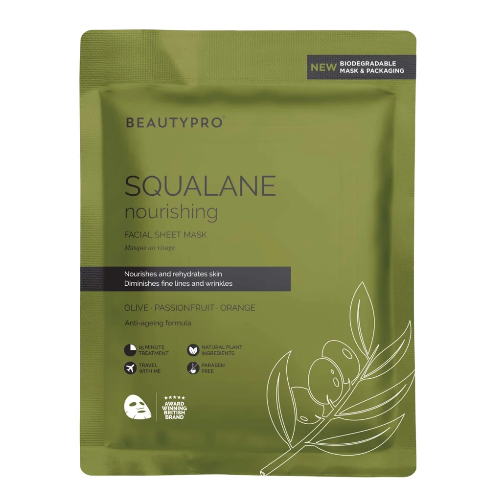 BeautyPro Nourishing Collagen Sheet Mask with Olive Extract Afbeelding 1