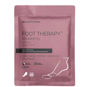 BeautyPro Foot Therapy Collagen Infused Bootie with Removable Toe Tip (1 Pair) - undefined undefined