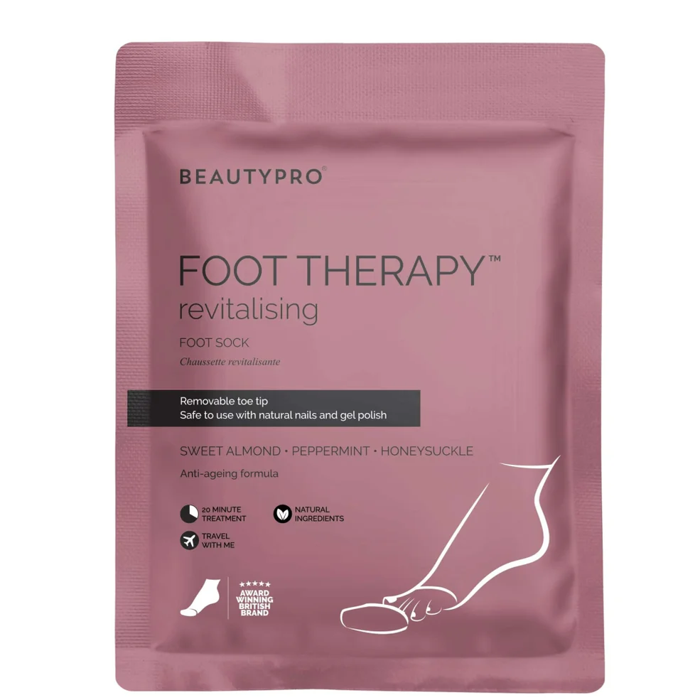 BeautyPro Foot Therapy Collagen Infused Bootie with Removable Toe Tip (1 Pair) Afbeelding 1