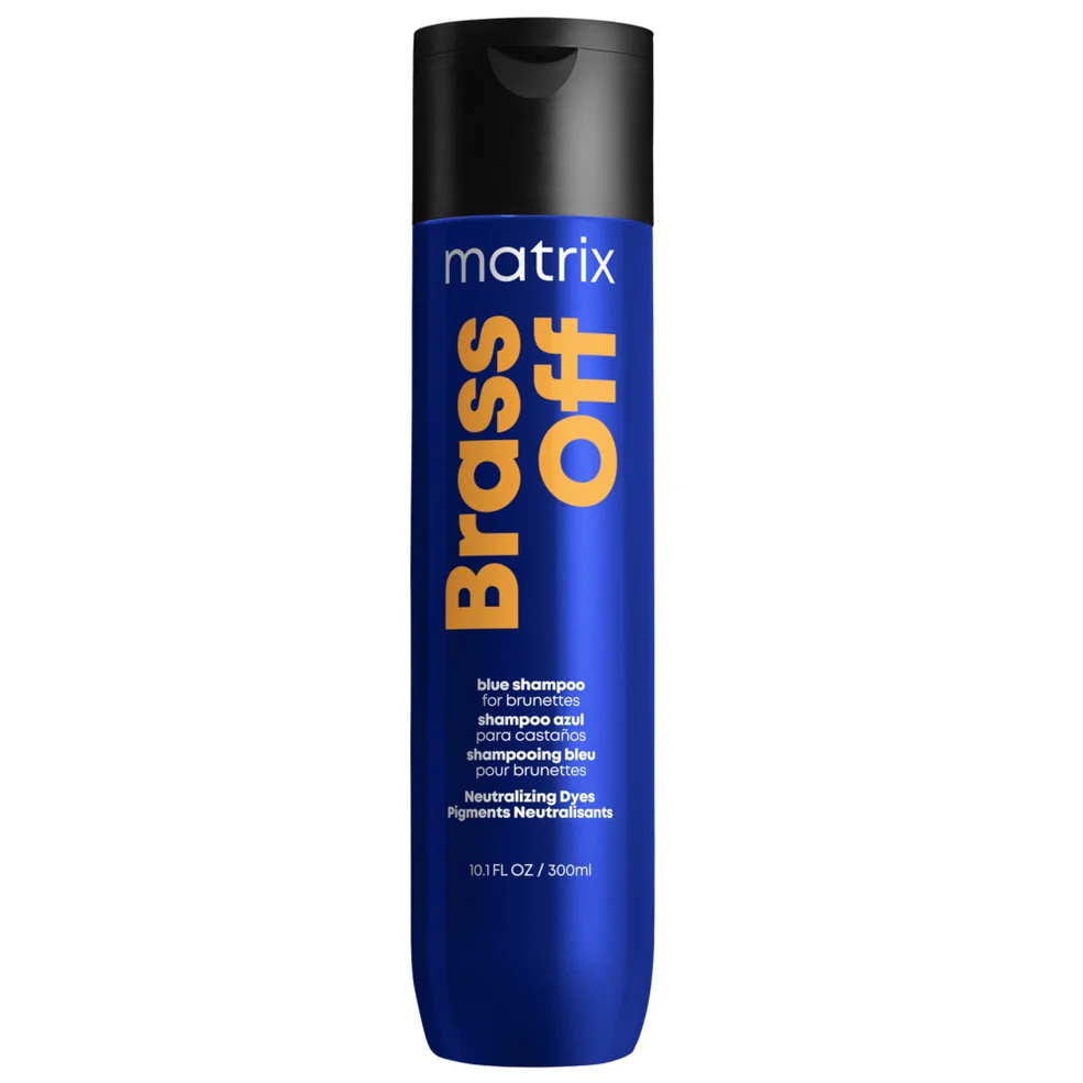 Matrix Total Results Brass Off Brunette Neutraliserende Blauwe Shampoo voor Opgelicht Bruin Haar 300 ml Afbeelding 1
