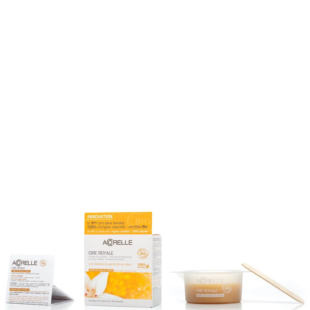 Acorelle Royal Wax Underarms, Bikini Line and Face Beeswax 100g Afbeelding 1