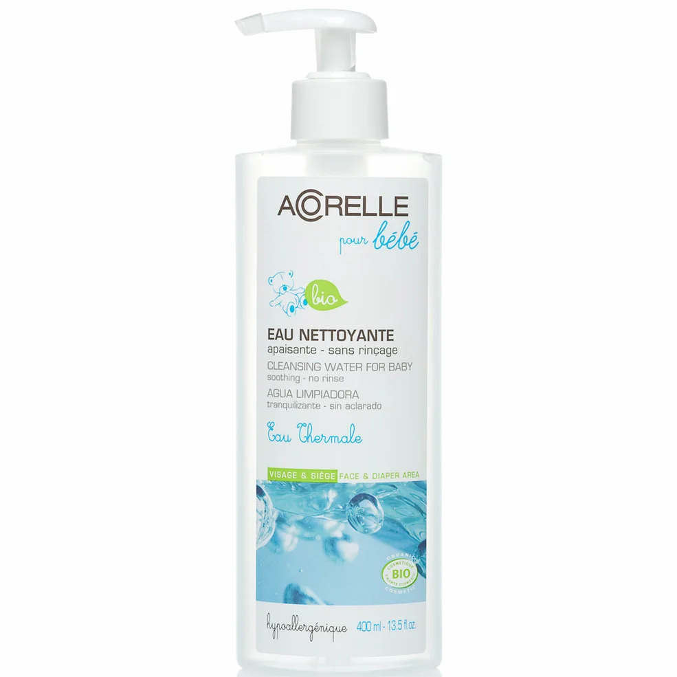 Acorelle Organic Baby No Rinse Cleansing Water 400ml Afbeelding 1