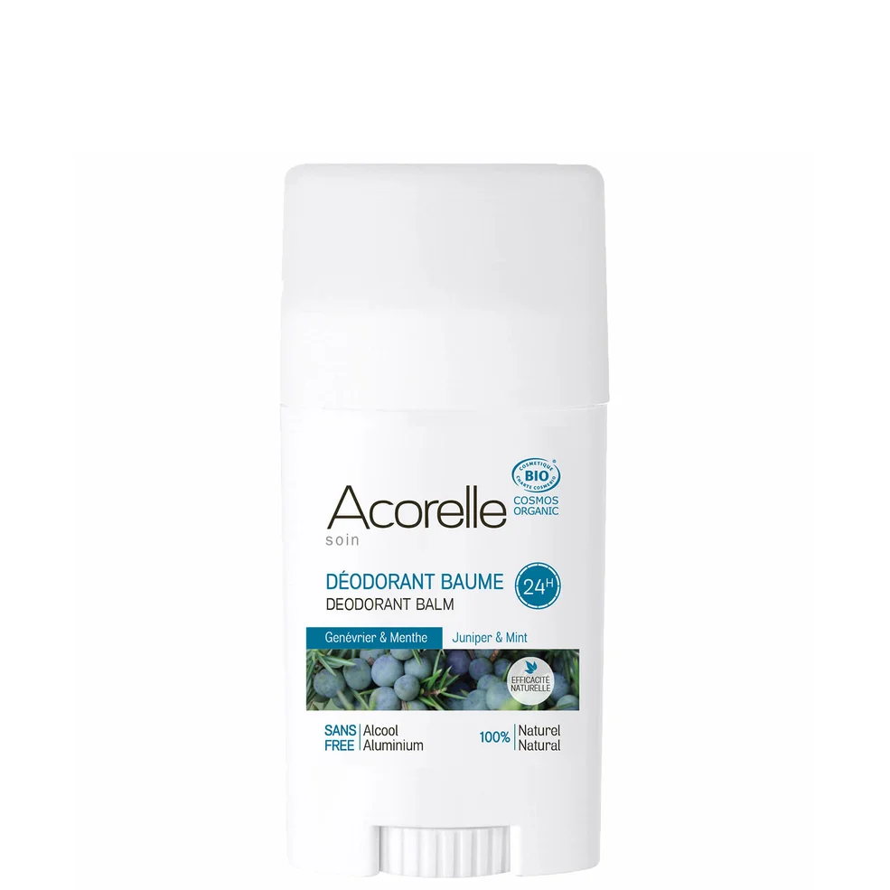 Acorelle Organic Juniper and Mint Deodorant Balm 40g Afbeelding 1