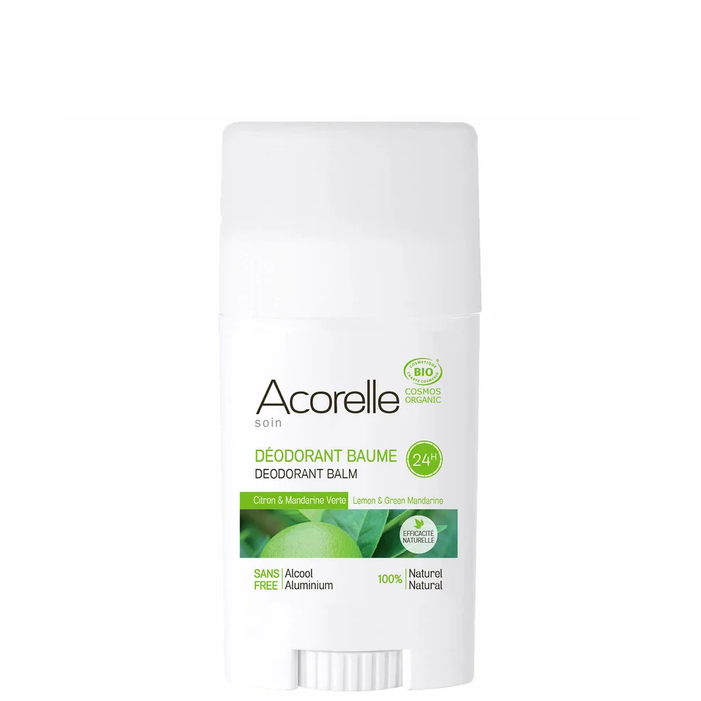Acorelle Organic Lemon and Green Mandarine Deodorant Balm 40g Afbeelding 1