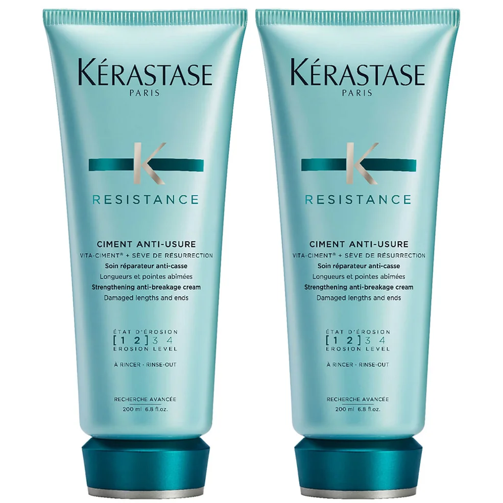 Kérastase Resistance Ciment Anti-Usure - Vita Ciment Advance (200ml) Duo Afbeelding 1