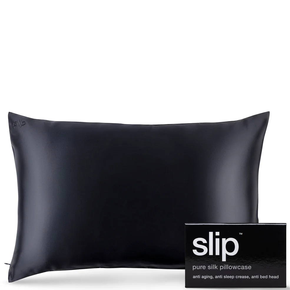 Slip Silk Pillowcase - Queen - Black Afbeelding 1