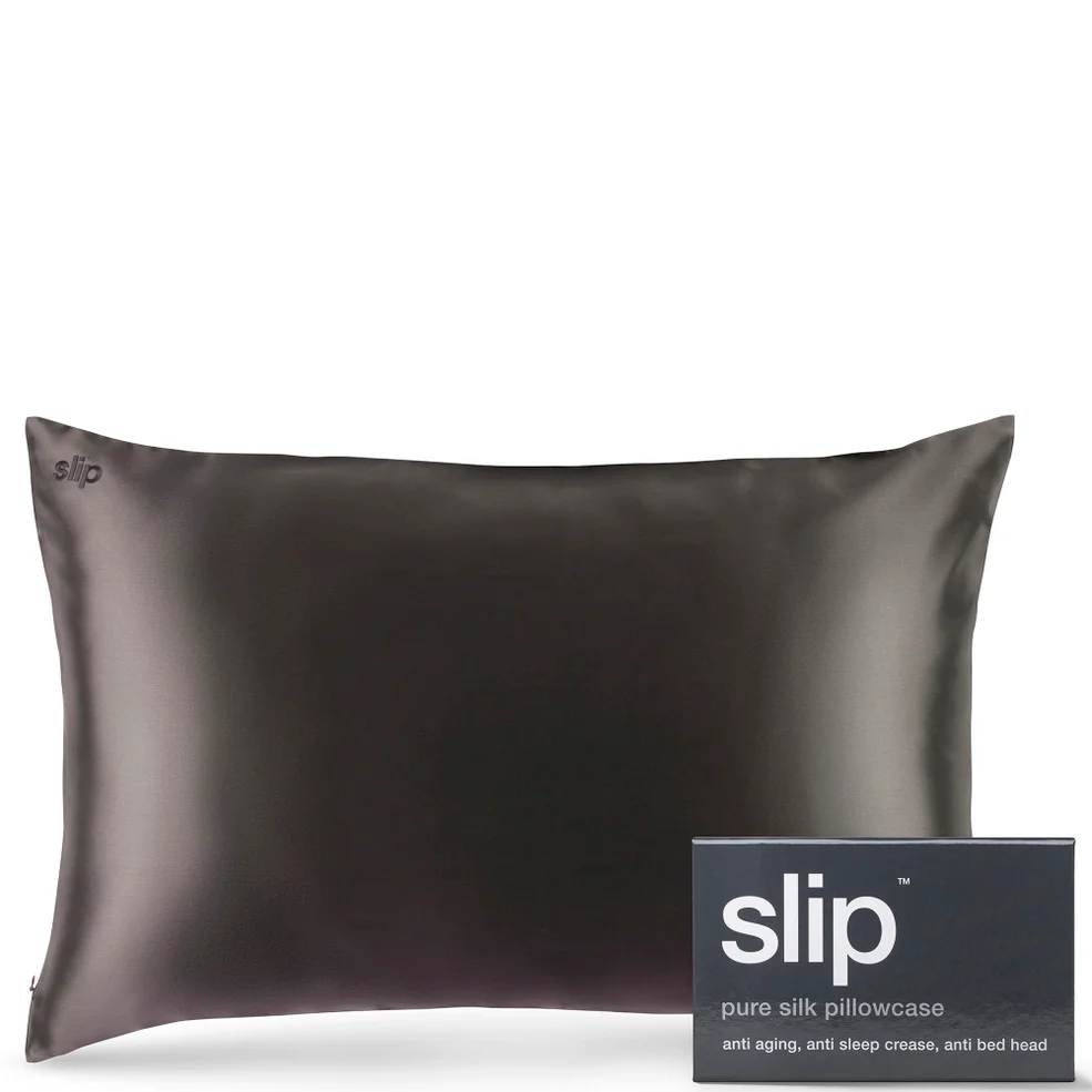 Slip Silk Pillowcase - Queen - Charcoal Afbeelding 1